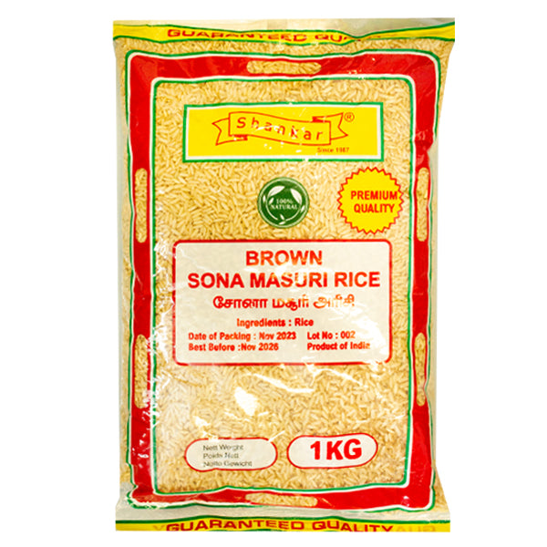 Shankar Brown Sona Masuri Rice 1kg @SaveCo Online Ltd