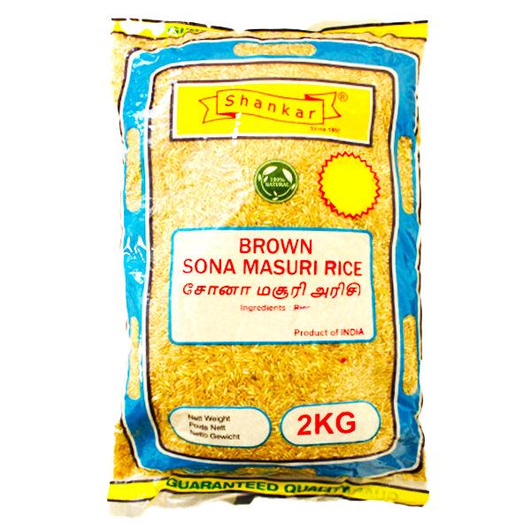 Shankar Brown Sona Masuri Rice 2kg @SaveCo Online Ltd