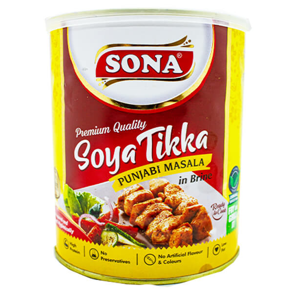 Sona Soya Tikka Punjabi Masala Brine 850g  @SaveCo Online Ltd