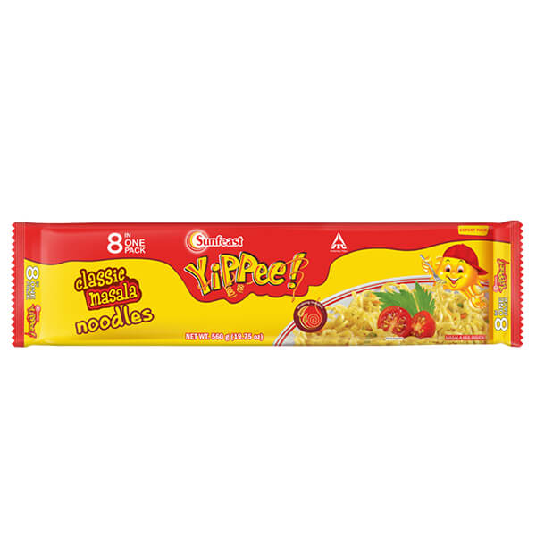 Sunfeast Yippee Classic Masala Noodles 8pk @SaveCo Online Ltd
