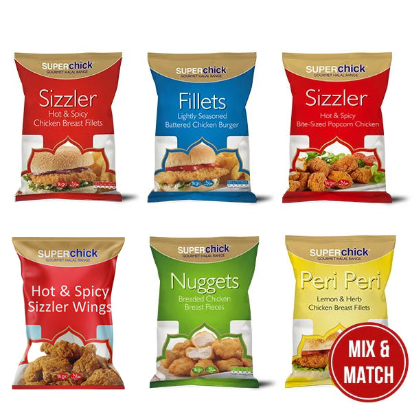 Superchick Range Mix&Match OFFER 2 For £18@SaveCo Online Ltd