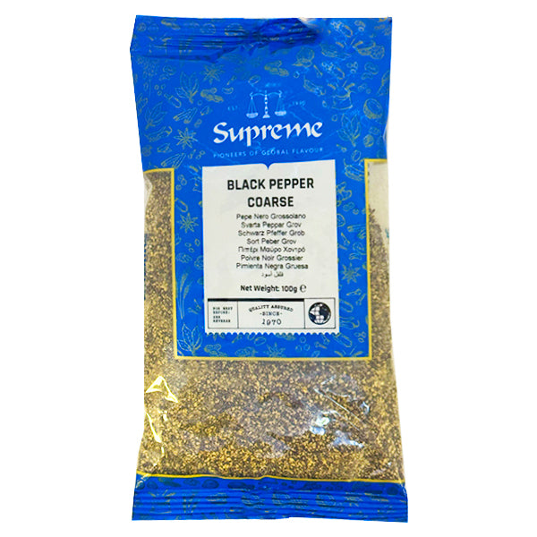 Supreme Black Pepper Coarse 100g @SaveCo Online Ltd