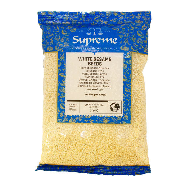 Supreme White Sesame Seeds 400g
@SaveCo Online Ltd