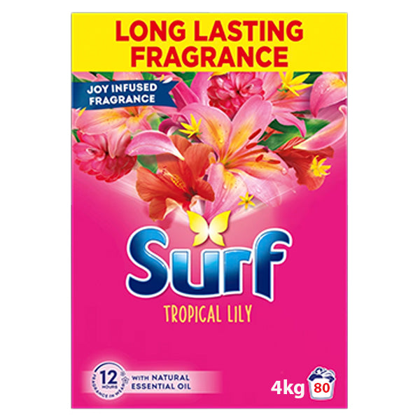 Surf Powder Tropical 80W 4kg @SaveCo Online Ltd