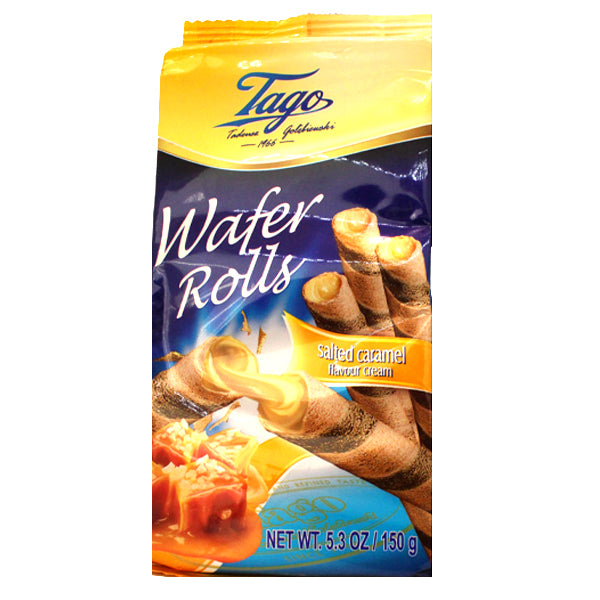 Tago Wafer Rolls Salted Caramel 150g @SaveCo Online Ltd