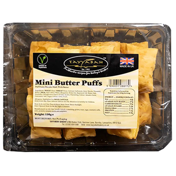 Tayyabah Mini Butter Puffs 150g @SaveCo Online Ltd