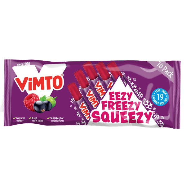 Vimto Eezy Freezy Squeezy Ice Lollies 10pk @SaveCo Online Ltd