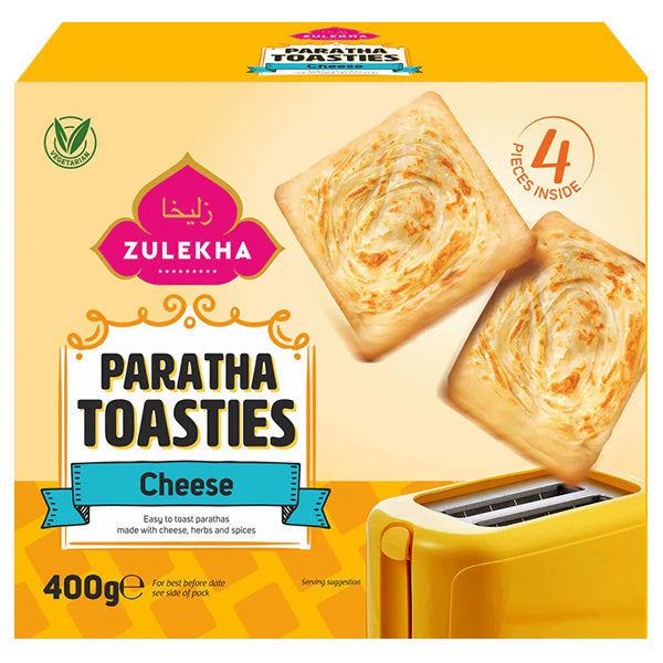 Zulekha Cheese Paratha Toastie 400g @SaveCo Online Ltd