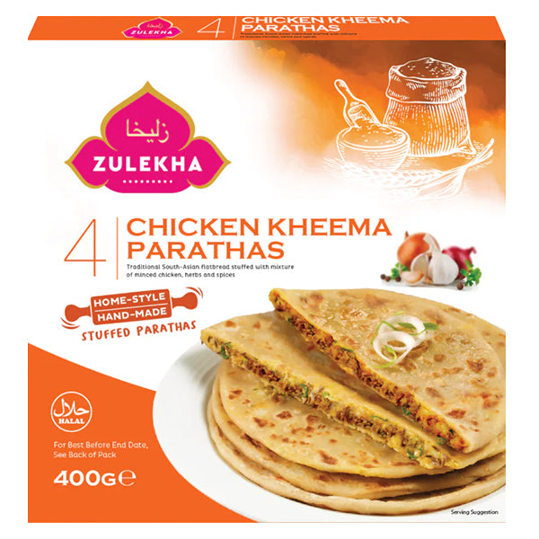 Zulekha Chicken Keema Paratha 400g @SaveCo Online Ltd