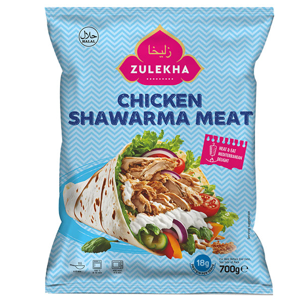 Zulekha Chicken Shawarma Meat 700g @SaveCo Online Ltd