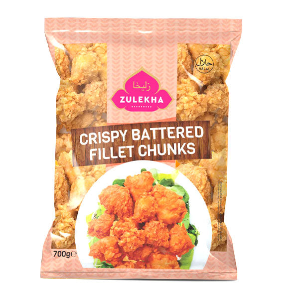 Zulekha Crispy Battered Fillet Chunks 700g