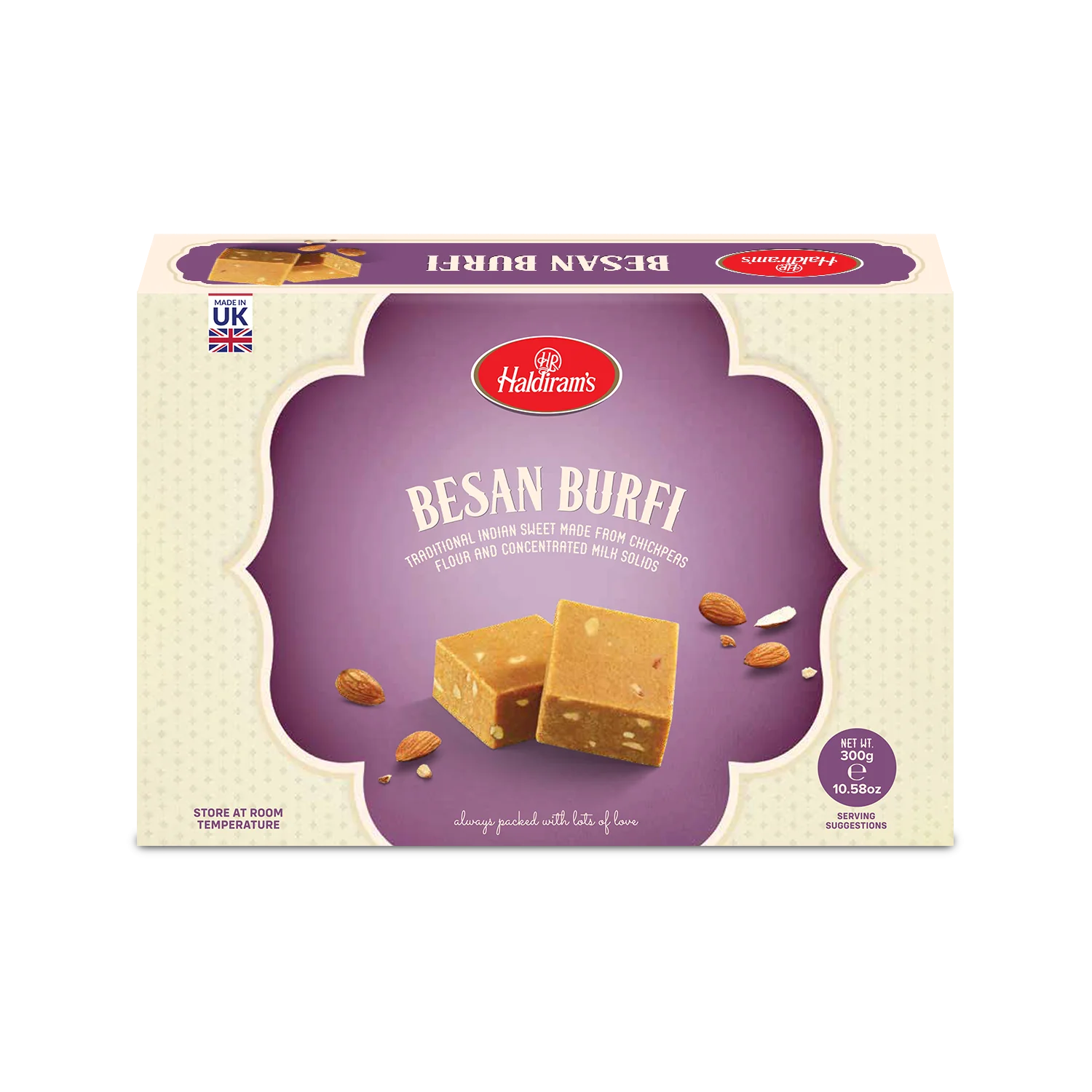 Haldiram's Besan Burfi 300g @SaveCo Online Ltd
