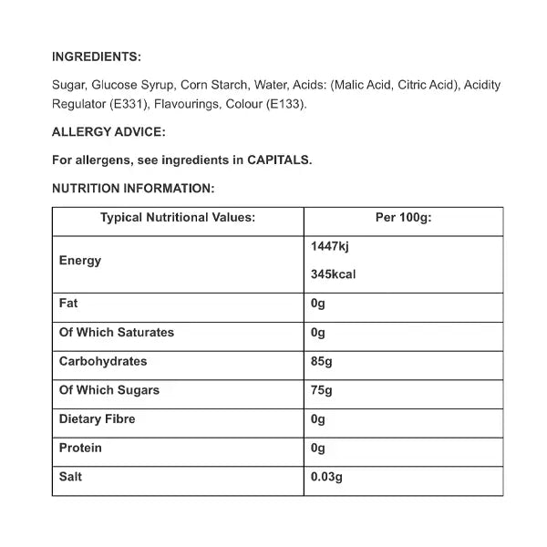 Sunshine Sour Bubble Gum Bottles Share Bag 120g @SaveCo Online Ltd