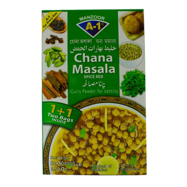 A-1 Chana Masala Spice Mix 100g @SaveCo Online Ltd