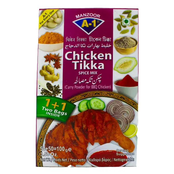 A-1 Chicken Tikka Spice Mix 100g @SaveCo Online Ltd