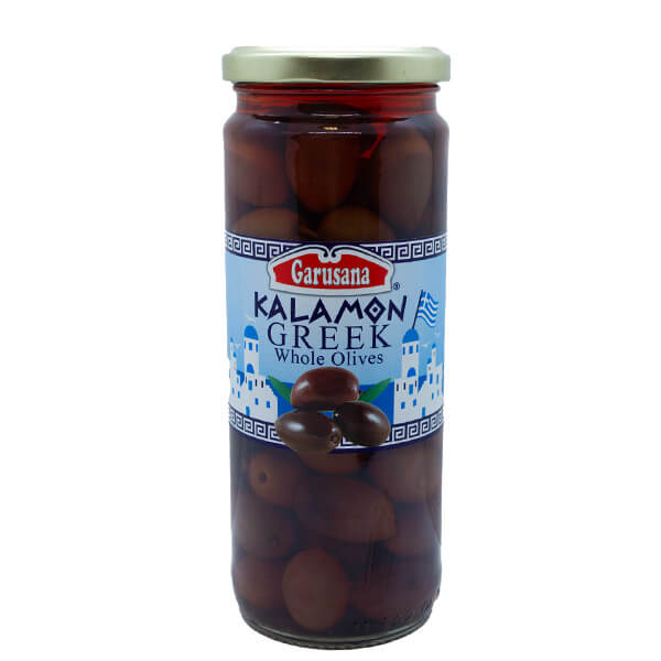 Garusana Kalamon Greek Whole Olives 430g @SaveCo Online Ltd