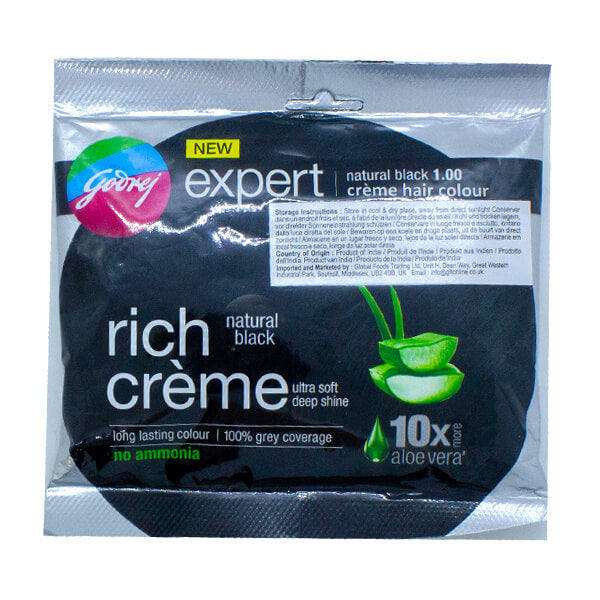 Godrej Expert Hair Colour Natural Black 20g @SaveCo Online Ltd