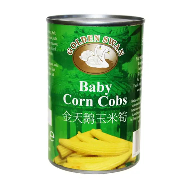 Golden Swan Baby Corn Cobs 425g @SaveCo Online Ltd
