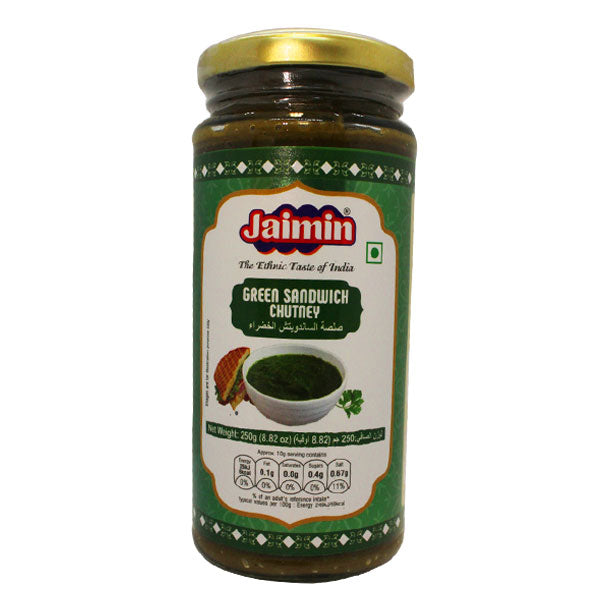 Jaimin Green Sandwich Chutney 250g @SaveCo Online Ltd