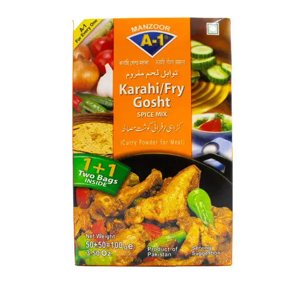 A-1 Karahi/Fry Gosht Spice Mix 100g @SaveCo Online Ltd