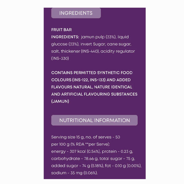 Mapro Falero Jamun Fruit Chews 175g @SaveCo Online Ltd