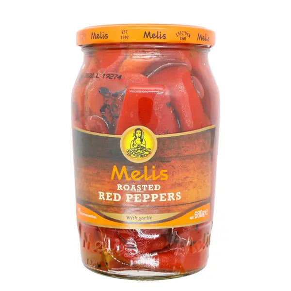 Melis Roasted Red Peppers With Garlic @SaveCo Online Ltd