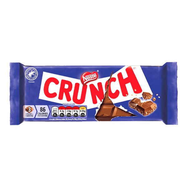 Nestle Crunch Milk Chocolate Sharing Bar 100g @SaveCo Online Ltd