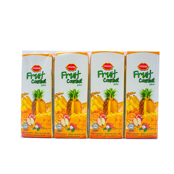 Pran Fruit Cocktail Juice 4 x 250ml @SaveCo Online Ltd