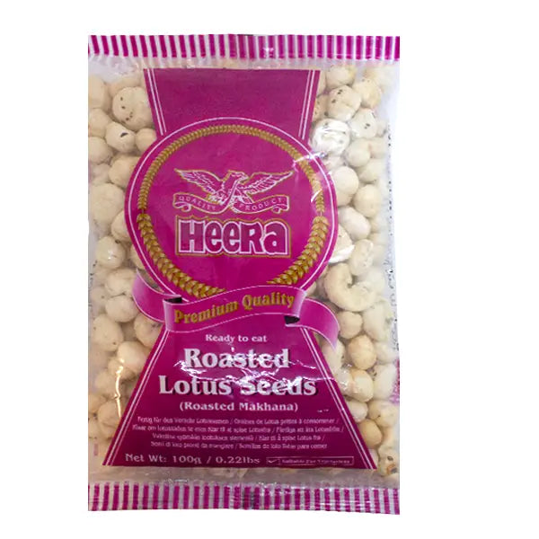 Heera Roasted Lotus Seeds(Phool Makhana) 100g @SaveCo Online Ltd