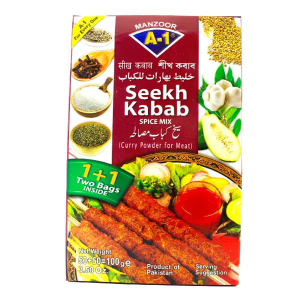 A-1 Seekh Kabab Spice Mix 100g @SaveCo Online Ltd