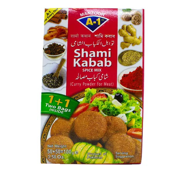 A-1 Shami Kabab Spice Mix 100g @SaveCo Online Ltd