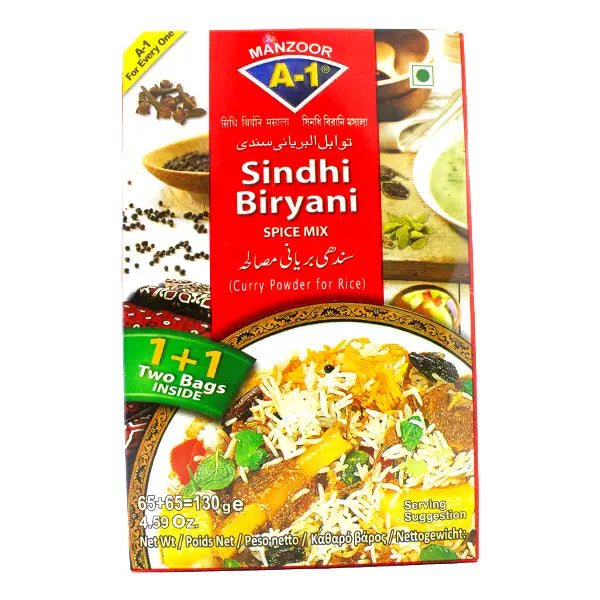 A-1 Sindhi Biryani Spice Mix 130g @SaveCo Online Ltd