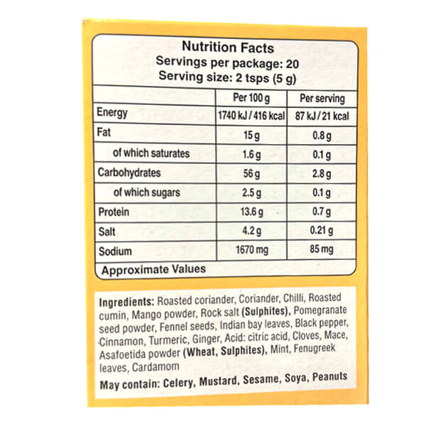 Tata Sampann Chhole Masala 100g @SaveCo Online Ltd