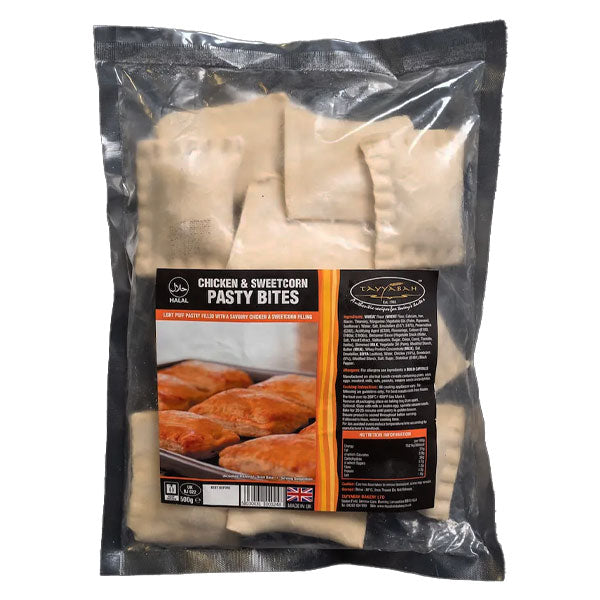Tayyabah Chicken & Sweetcorn Pasty Bites 480g @SaveCo Online Ltd