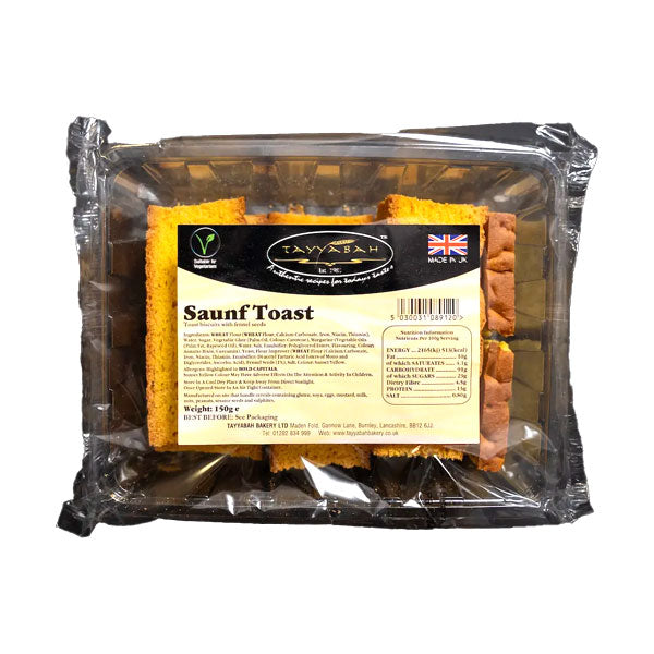 Tayyabah Saunf Toast 150g @SaveCo Online Ltd