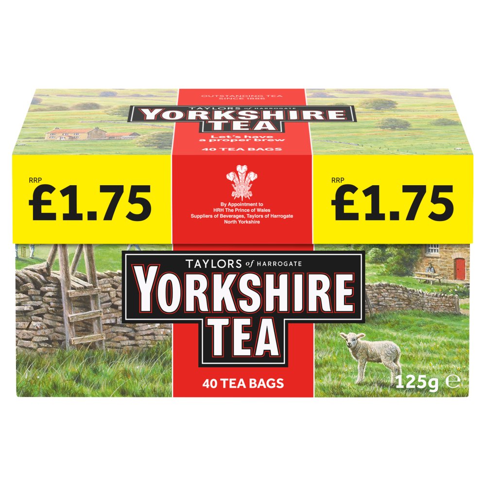 Yorkshire Tea 40 Tea Bags @SaveCo Online Ltd
