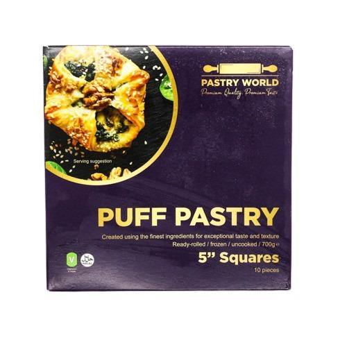 Pastry World Puff Pastry 5" Squares - 700g @ SaveCo Online Ltd