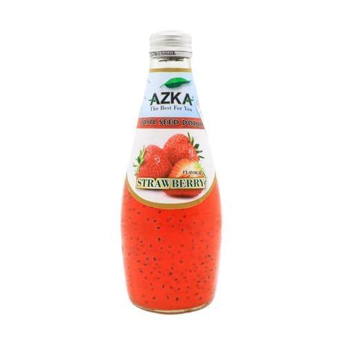 Azka Strawberry Basil Seed Drink Grocery Delivery Service