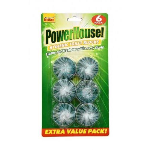 Powerhouse toilet block green 6 Pack @ SaveCo Online Ltd