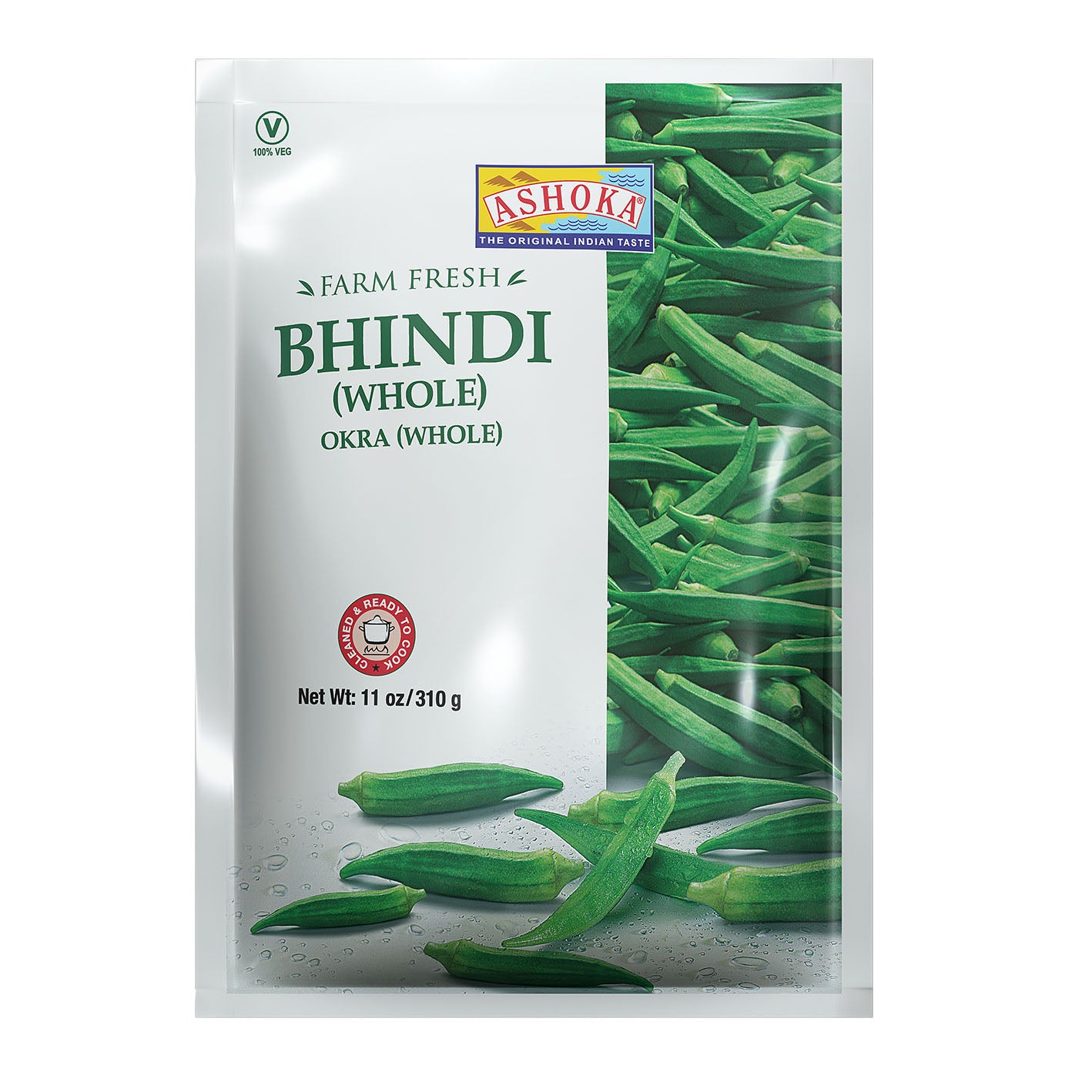 Frozen Ashoka Okra Cut 310g Indian Groceries Online SaveCo Online