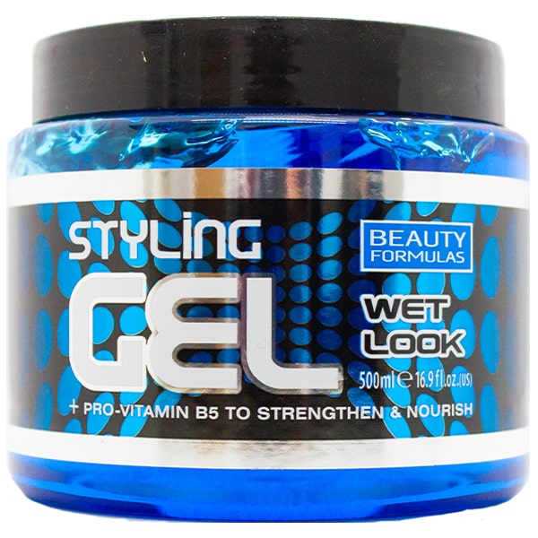 Beauty Formulas Styling Gel Wet Look 500ml @SaveCo Online Ltd
