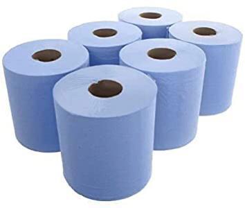 Blue Centrefeed Rolls - 6pk @ SaveCo Online Ltd