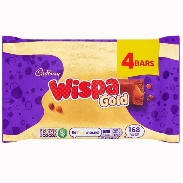 Cadbury Wispa Gold 4 Bars 134g @ SaveCo Online Ltd