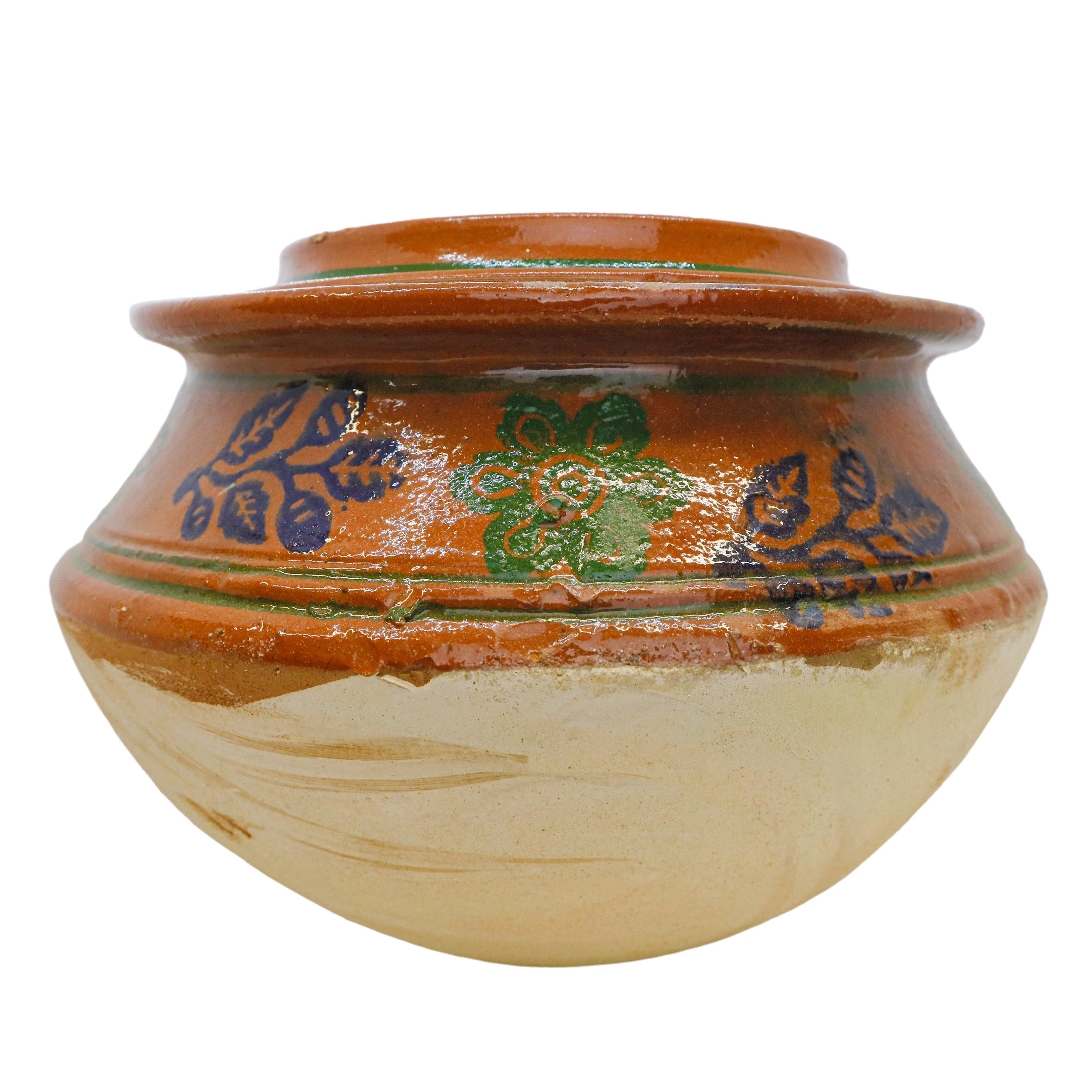 Clay pot mittey karai & lid SaveCo Bradford