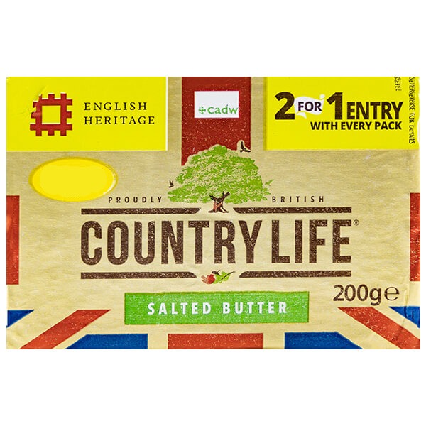Country Life Salted Butter 200g @ SaveCo Online Ltd