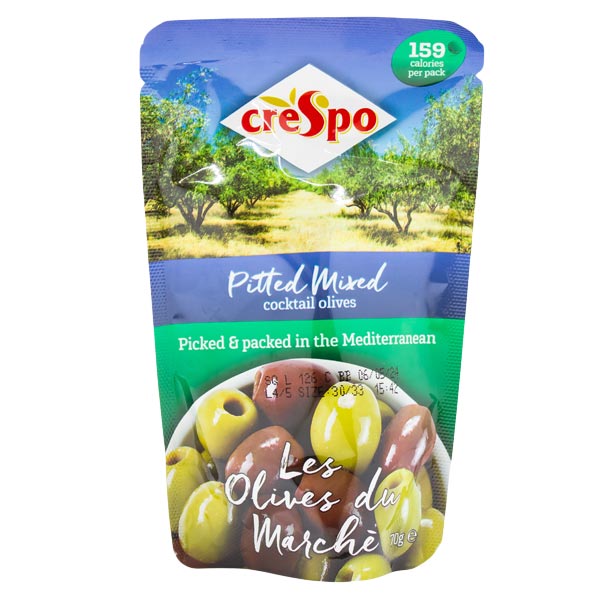 Crespo Pitted Mixed Cocktail Olives 70g @ SaveCo Online Ltd