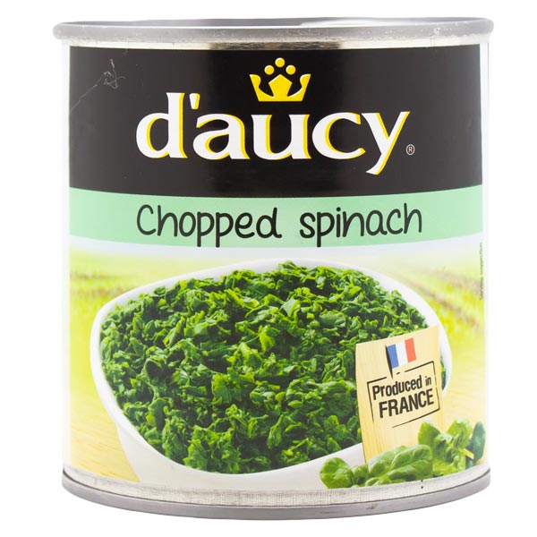D'aucy Chopped Spinach 395g @ SaveCo Online Ltd