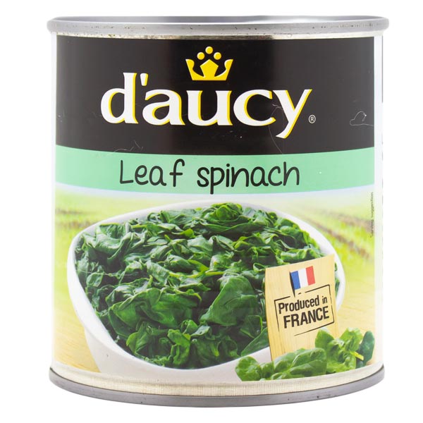 D'aucy Leaf Spinach 380g @ SaveCo Online Ltd