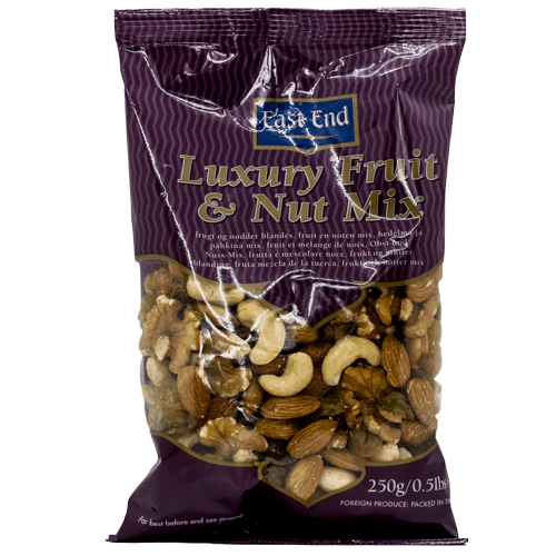 East End Luxury Fruit & Nuts Mix 250g @ SaveCo Online Ltd