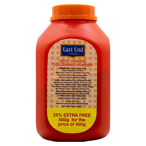 East End Deep Orange Colouring Powder @ SaveCo Online Ltd